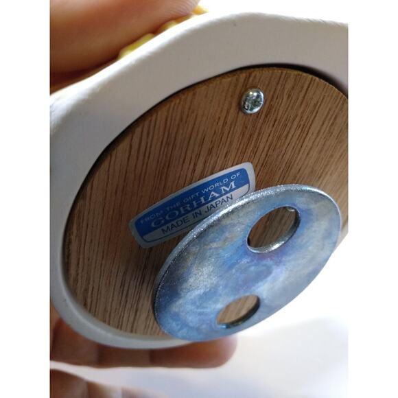 Summer Swing Priscilla Hillman Lil Mouse Porcelain Music Box Vintage 1984 Gorham - Picture 10 of 10